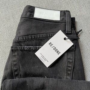 Re/Done Ultra High Rise black jeans (size 23)